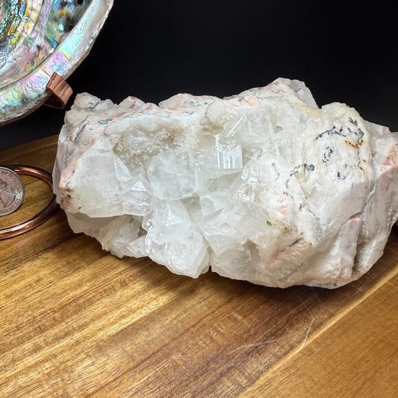 Rare Apophyllite Heulandite Crystal Cluster Spiritual Stone Specimen - Picture 4 of 10